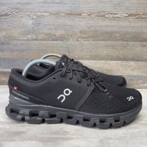 On Cloud X 4 Mens Size 8 Running Black Training Sneakers 3ME30040106